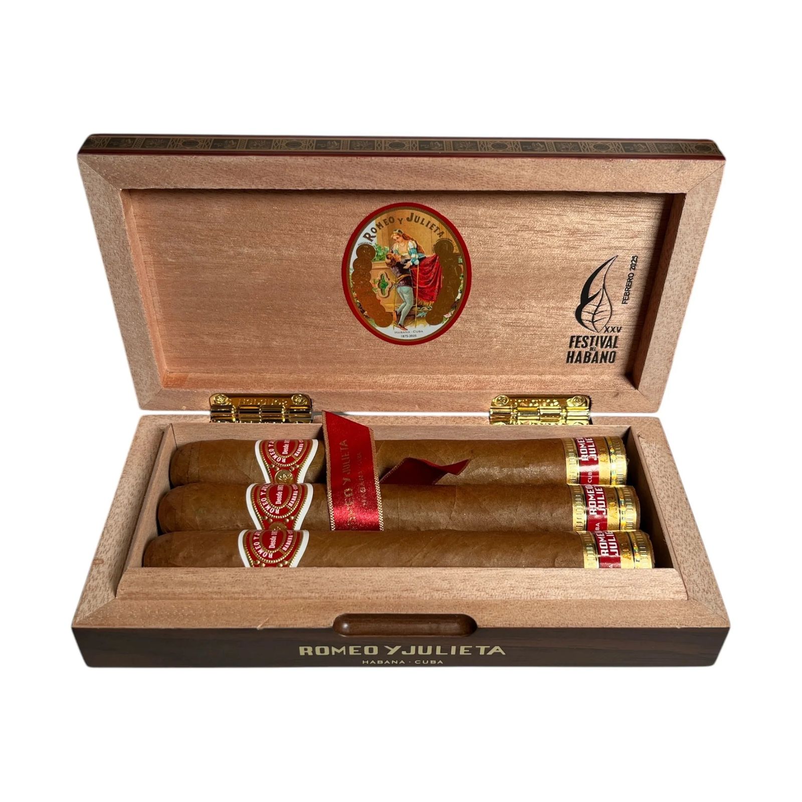 Romeo y Julieta Amantes 150 Anniversary Festival Gift Box 3 Cigars - Image 1