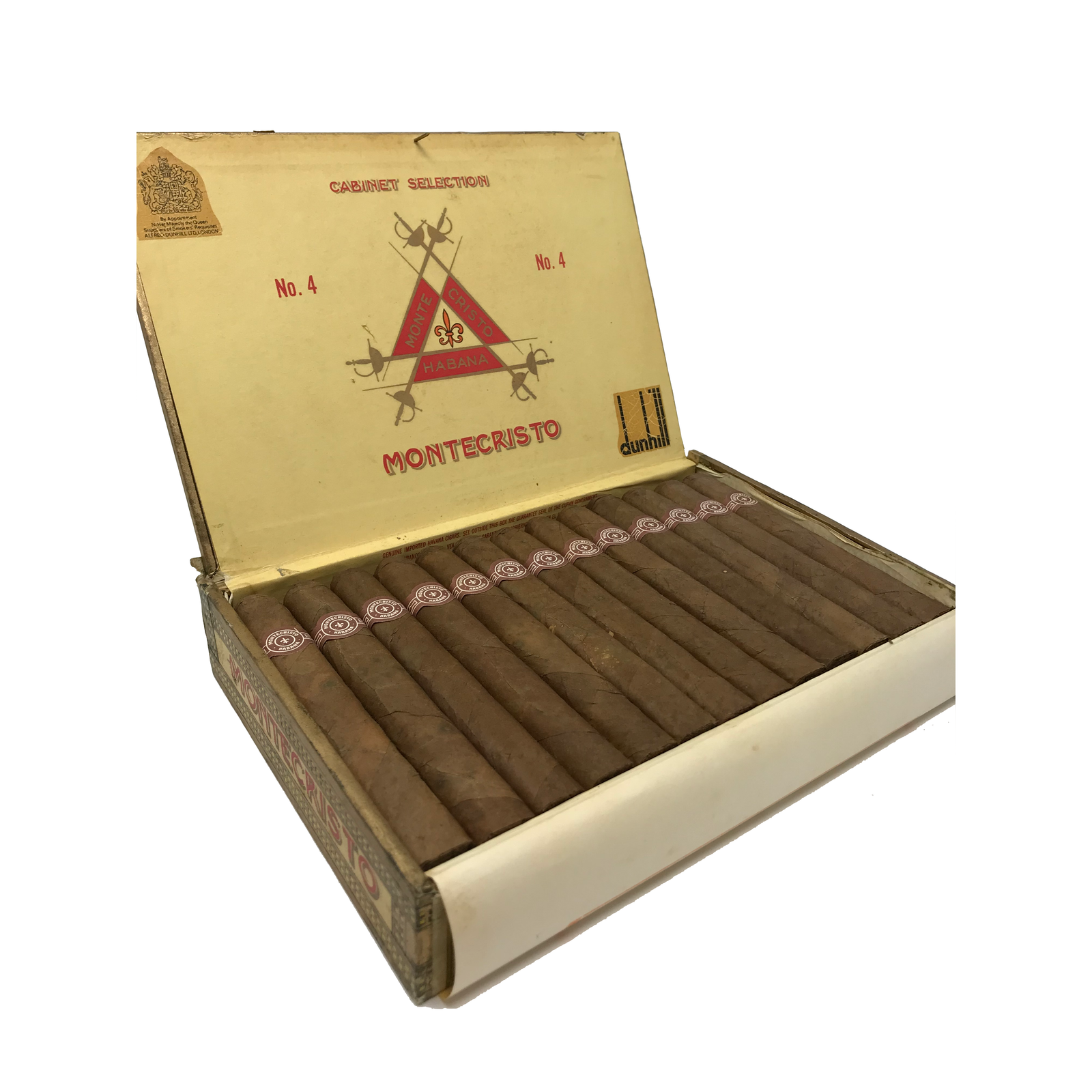 Montecristo No.4 Dunhill Stamp Late 1970s - Image 1