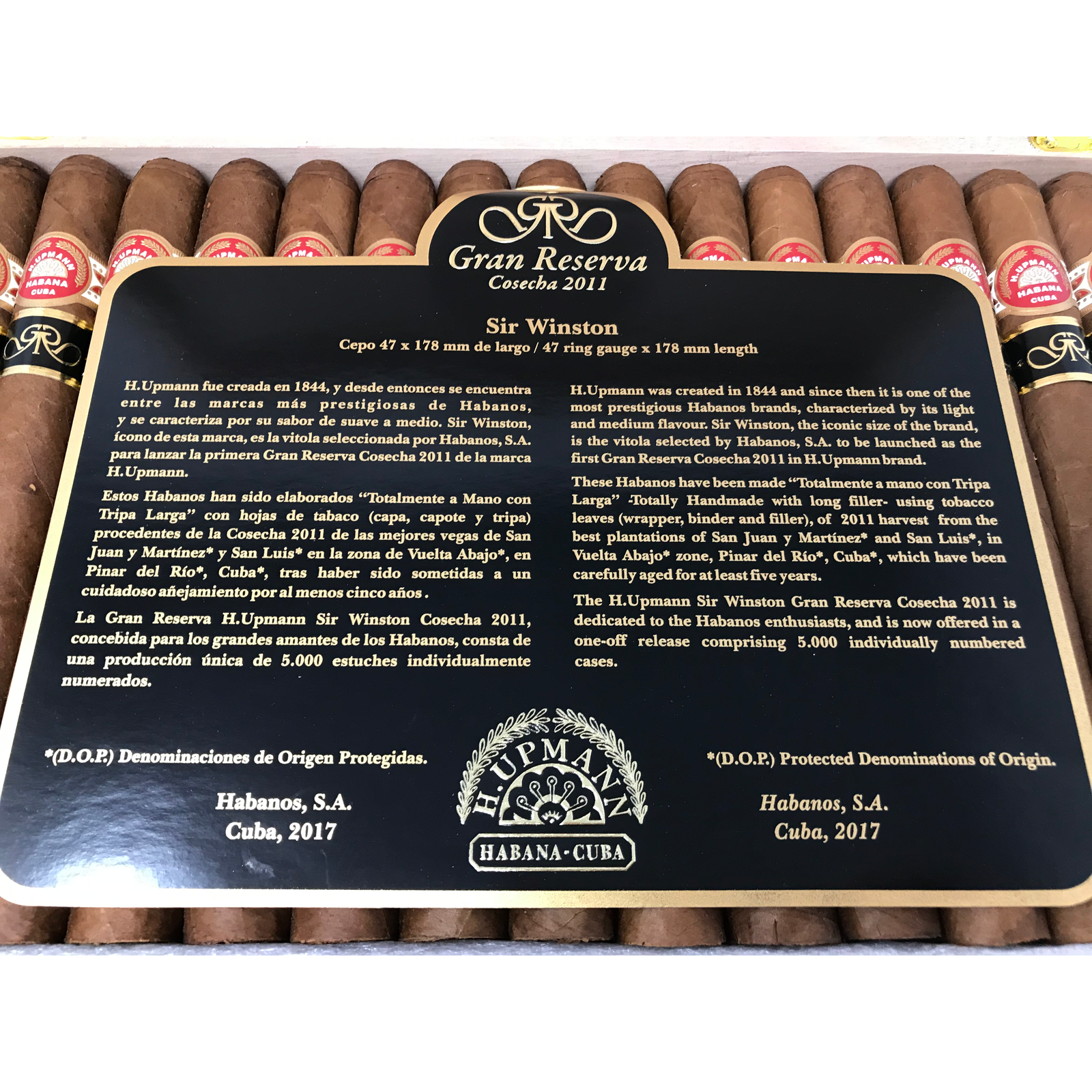 H. Upmann Sir Winston Gran Reserva 2017 - Image 4