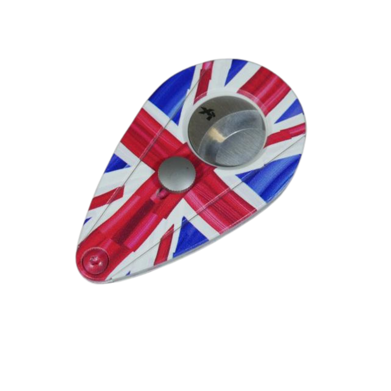 XIKAR Xi2 Cigar Cutter ”Charlie Turano III – UK Flag” - Image 1