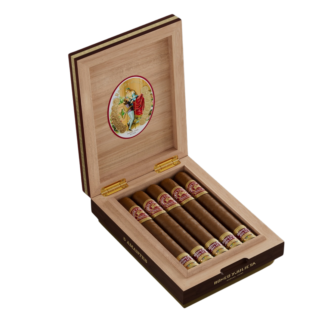Romeo y Julieta Amantes 150 Anniversary Gift Box 5 Cigars - Image 1