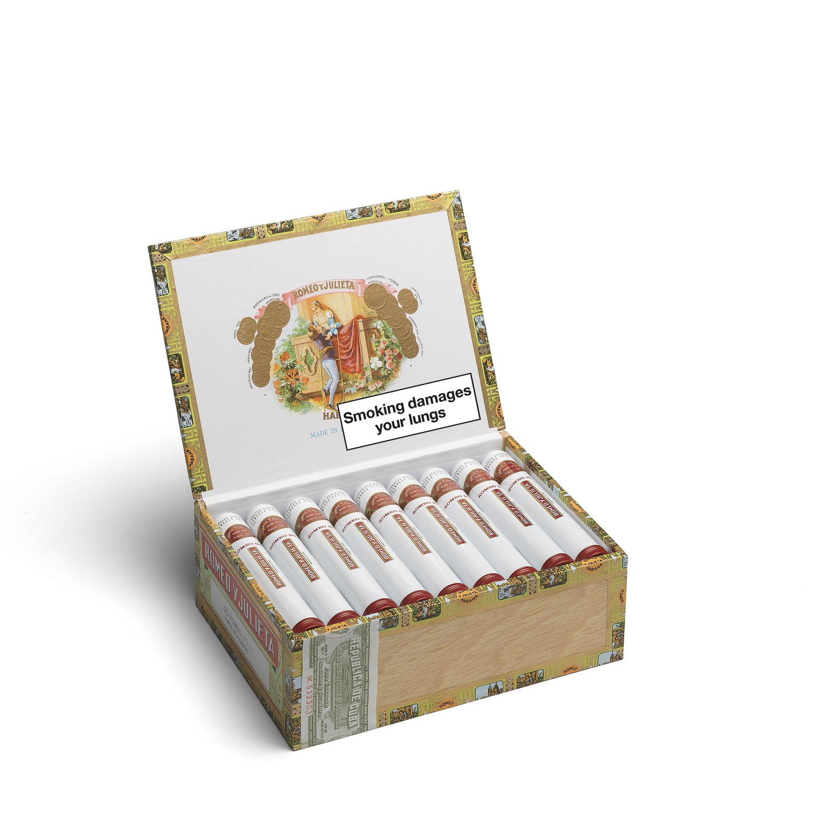 Romeo y Julieta No.2 Tubos - Image 3