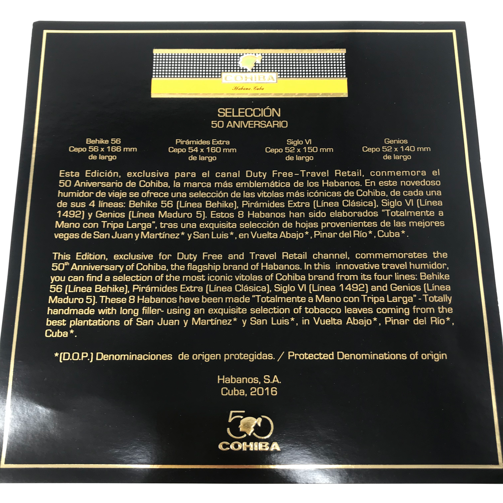 Cohiba Seleccion 50 Aniversario 2016 - Image 2