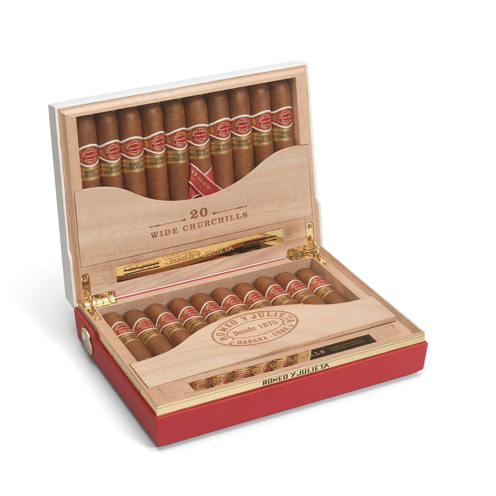 Romeo y Julieta Wide Churchill Travel Humidor - Image 1