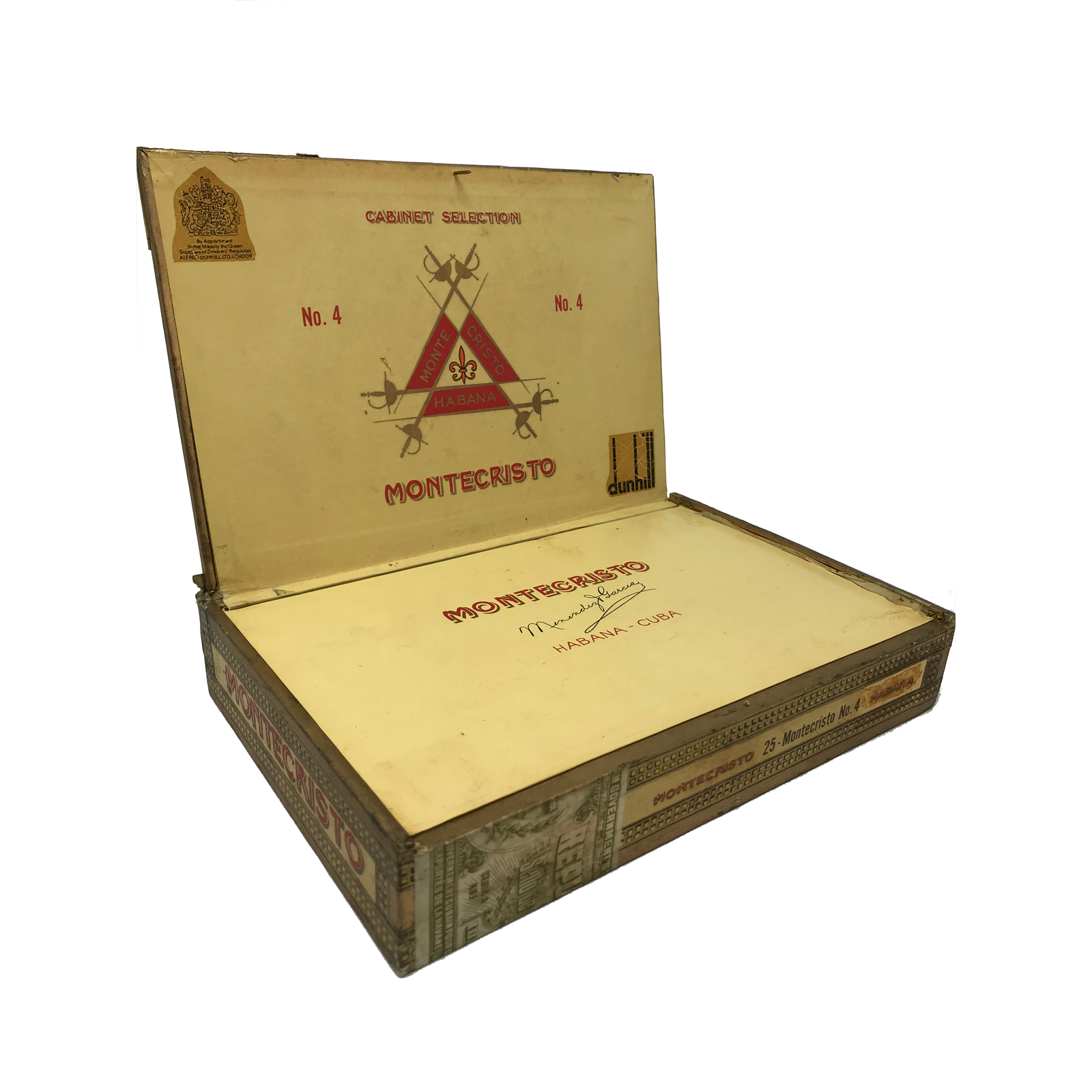 Montecristo No.4 Dunhill Stamp Late 1970s - Image 2