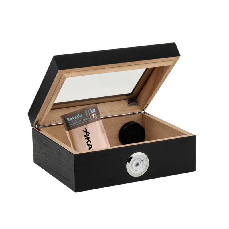 XIKAR Humidor Supreme “Capri” Glasstop Desktop Humidor (25‑50 ct) - Image 2