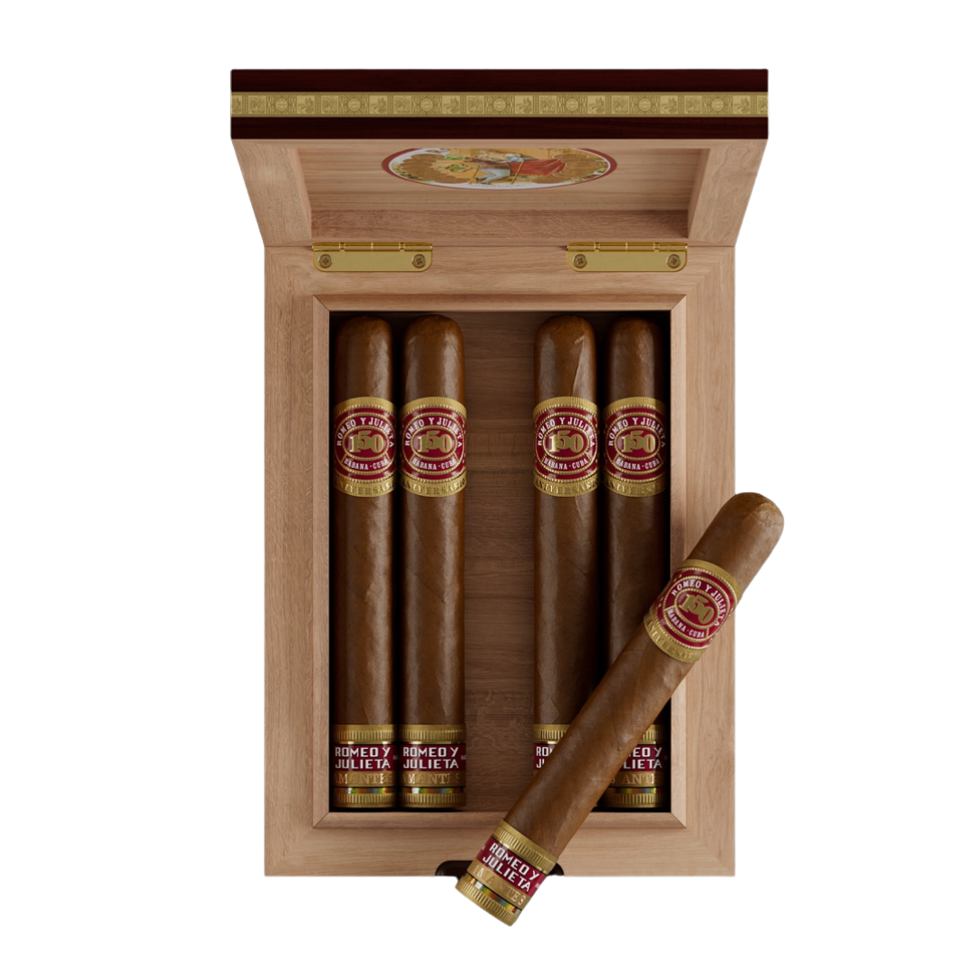 Romeo y Julieta Amantes 150 Anniversary Gift Box 5 Cigars - Image 4